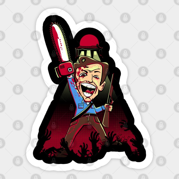 This is My Chainsaw Sticker by DoodleHeadDee